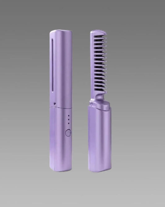 Meneflix Portable Mini Hair Straightener Comb cctvxh-5t